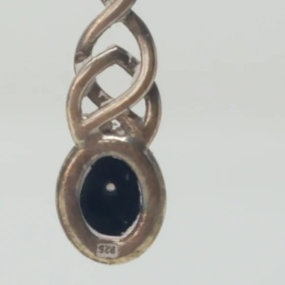 Sterling silver .925 earring yellow Baltic amber - Picture 3 of 5